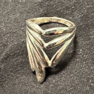 925 Sterling Silver Angel wings Women's Ring size 7 $33